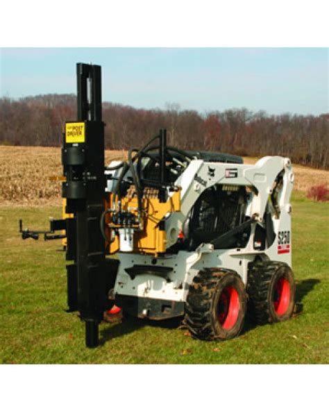 kiwi skid steer post driver|Kiwi Skid Steer Post Driver.